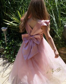 Helena Flower Girl Dress ~ In Rose, 10 of 11