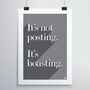 Posting Is Boasting Print, thumbnail 12 of 12