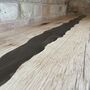 Oak Resin River Console Table With Hairpin Legs, thumbnail 6 of 12