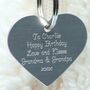 Mini Highland Cow Cream, Personalised Heart, Boxed, thumbnail 3 of 4
