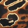 Personalised Leopard Spot Gold Foil Print Scarf, thumbnail 6 of 12