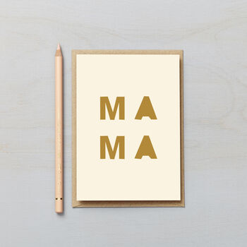 Mama Card By Lucy Says I Do | notonthehighstreet.com