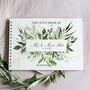 Personalised Greenery Botanic Wedding Guest Book, thumbnail 1 of 7