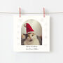 Personalised Pet Photo And Message Christmas Card, thumbnail 1 of 4