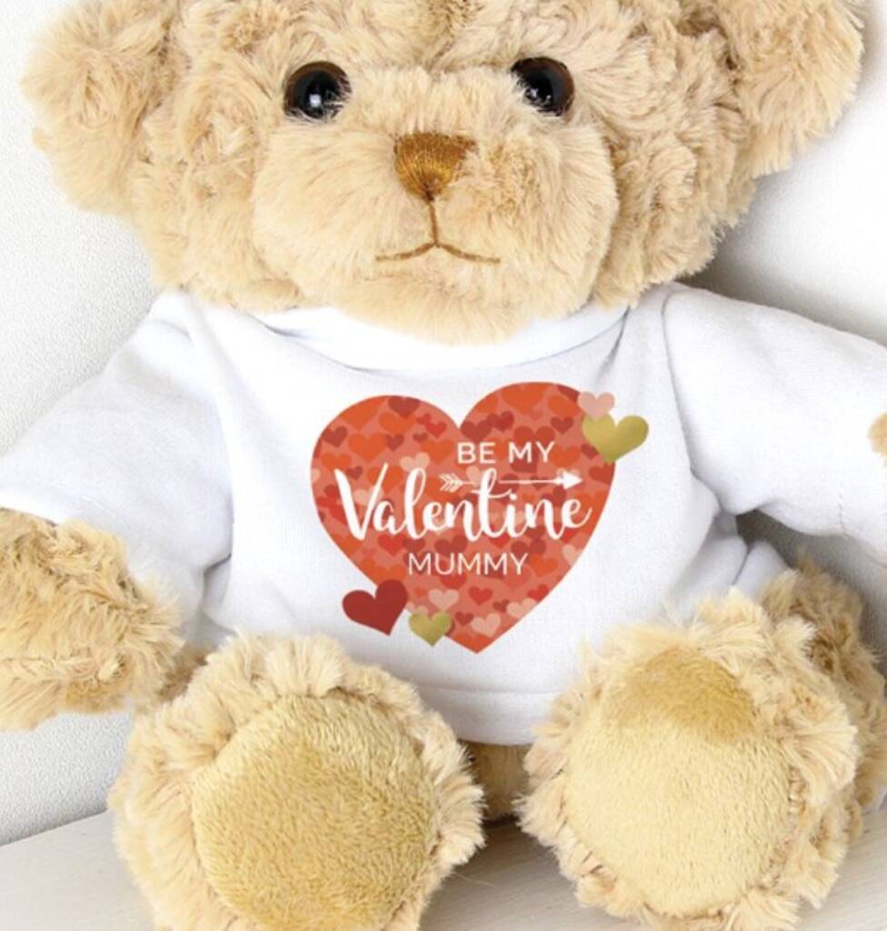 Personalised Valentine Mummy Teddy Bear By Beatrice & Barley