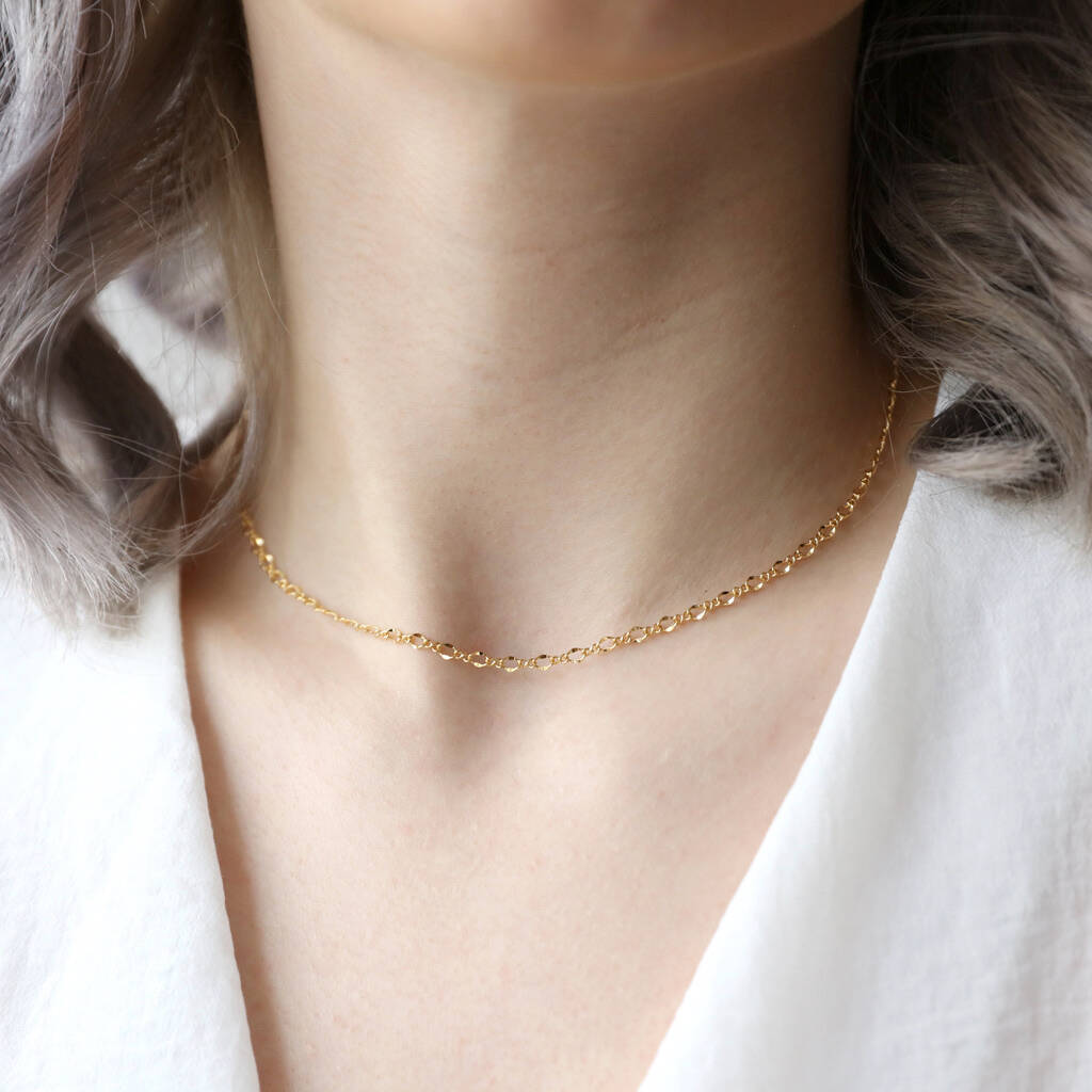 infinity chain necklace by lisa angel | notonthehighstreet.com