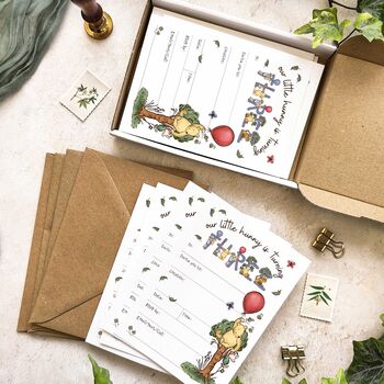 Winnie Complete Yourself Age Invitations And Envelopes, 2 of 6