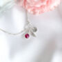 Personalised Angel Wing Charm Bracelet, thumbnail 2 of 5