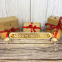 Gold Mirror Acrylic Merry Christmas Sign Small, thumbnail 2 of 5