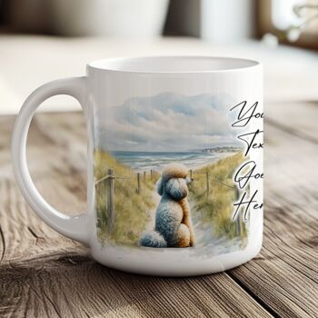 Personalised Poodle Dog Beach Walk Collection, 6 of 8