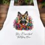 Personalised German Shepherd In Christmas Lights, thumbnail 4 of 10