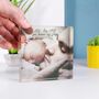 First Father's Day Free Standing Photo Gift Block, thumbnail 1 of 5