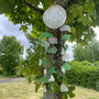 Shell And Glass Wind Chime Green And White, thumbnail 3 of 7
