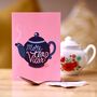 More Tea Vicar Greetings Card, thumbnail 1 of 5