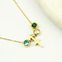 Family Birthstone And Zodiac Sign Slider Bracelet, thumbnail 12 of 12
