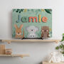 Personalised Aussie Animals Wooden Name Puzzle Plus, thumbnail 1 of 5
