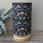 Indigo William Morris Mini Scale Strawberry Thief Patterned Lampshades, thumbnail 1 of 9