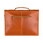 Personalised Buffalo Leather Classic Messenger In Tan, thumbnail 5 of 9