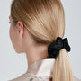 Silk Scrunchie Black, thumbnail 4 of 8