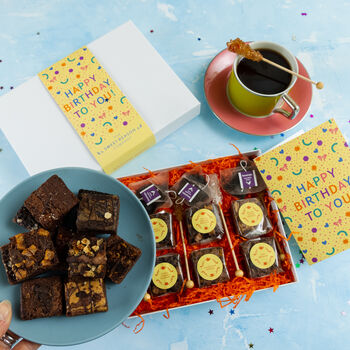 Happy Birthday Confetti Afternoon Tea For Four Gift Box, 2 of 4