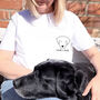 Personalised 'Dog Mum' Unisex Organic Cotton T Shirt, thumbnail 1 of 12