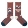 Surreal Illustration Mid Calf Length Socks, thumbnail 4 of 6