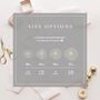 Custom Foil Stickers For Wedding Invitation Envelopes And Favours Luxury Monogram, thumbnail 10 of 12