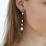 Freshwater Pearl Drop Earrings, thumbnail 1 of 4