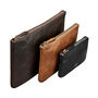 Personalised Leather Pouch Trio Gift Set 'Siena Group', thumbnail 4 of 8
