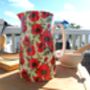 Extra Large Jug In Red Poppy Design, thumbnail 1 of 7