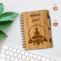 Personalised Eco Bamboo Yoga Pose Notebook, thumbnail 6 of 6