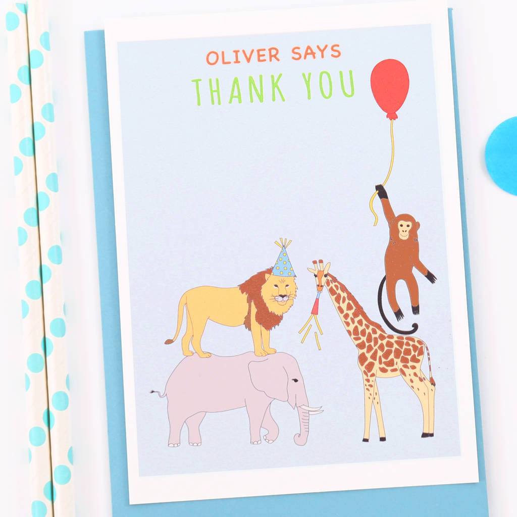 Personalised Jungle Birthday Party Invitations By Superfumi