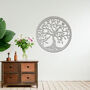 Metal Tree Of Life Wall Art For Modern Home Decor, thumbnail 9 of 11