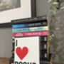 I Heart Books Acrylic Bookend Home Decor, thumbnail 3 of 5