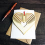 Love Heart Keepsake And Greeting Card, thumbnail 1 of 3