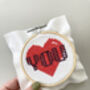 Love You Cross Stitch Kit Perfect For Beginners, thumbnail 1 of 1