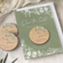 Save The Dates Magnet Sage Green Wedding Cards, thumbnail 7 of 10