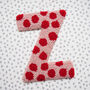 Red And Pink Polka Dot Decorative Letter, thumbnail 2 of 5