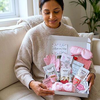 Glowing Mum To Be Care Package, Maternity Leave Baby Shower Gift Box, 2 of 12