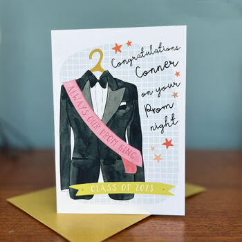 Prom Card Tuxedo Design, 2 of 3