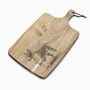 Personalised English Bull Terrier Engraved Acacia Serving Board, thumbnail 7 of 8
