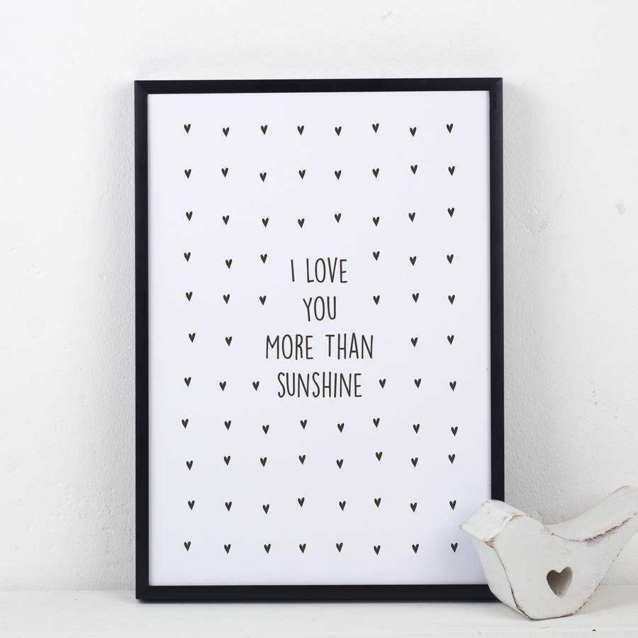 'i love you more than' personalised