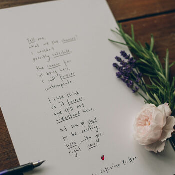 'What Are The Chances?' Valentine's Day Poem, 2 of 3