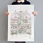 Personalised Fairytale Princess Palace Poster Print, thumbnail 7 of 9