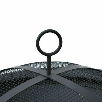 Fire Pit With Protective Grill Grate, 8 of 9