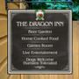 Dragon Inn Personalised Home Pub Sign Man Cave Sign, thumbnail 5 of 9
