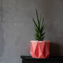 Origami Self Watering Eco Plant Pot: 10cm | Coral, thumbnail 4 of 8