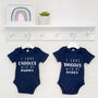 I Love …With My Mummy And Daddy Personalised Babygrows, thumbnail 3 of 9