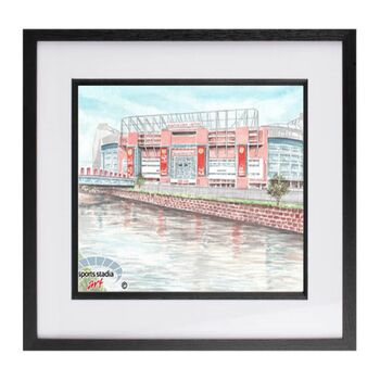 Manchester United 'Outside' Old Trafford Stadium Print, 3 of 3