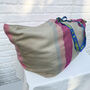 Vintage Ikea Bag Pink Wool And Cream Stripes, thumbnail 1 of 4